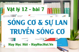 Sóng cơ, sự truyền sóng cơ đặc trưng của sóng hình Sin và Phương trình sóng - Vật lý 12 bài 7